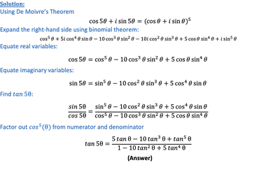 Complex Numbers in Further Mathematics